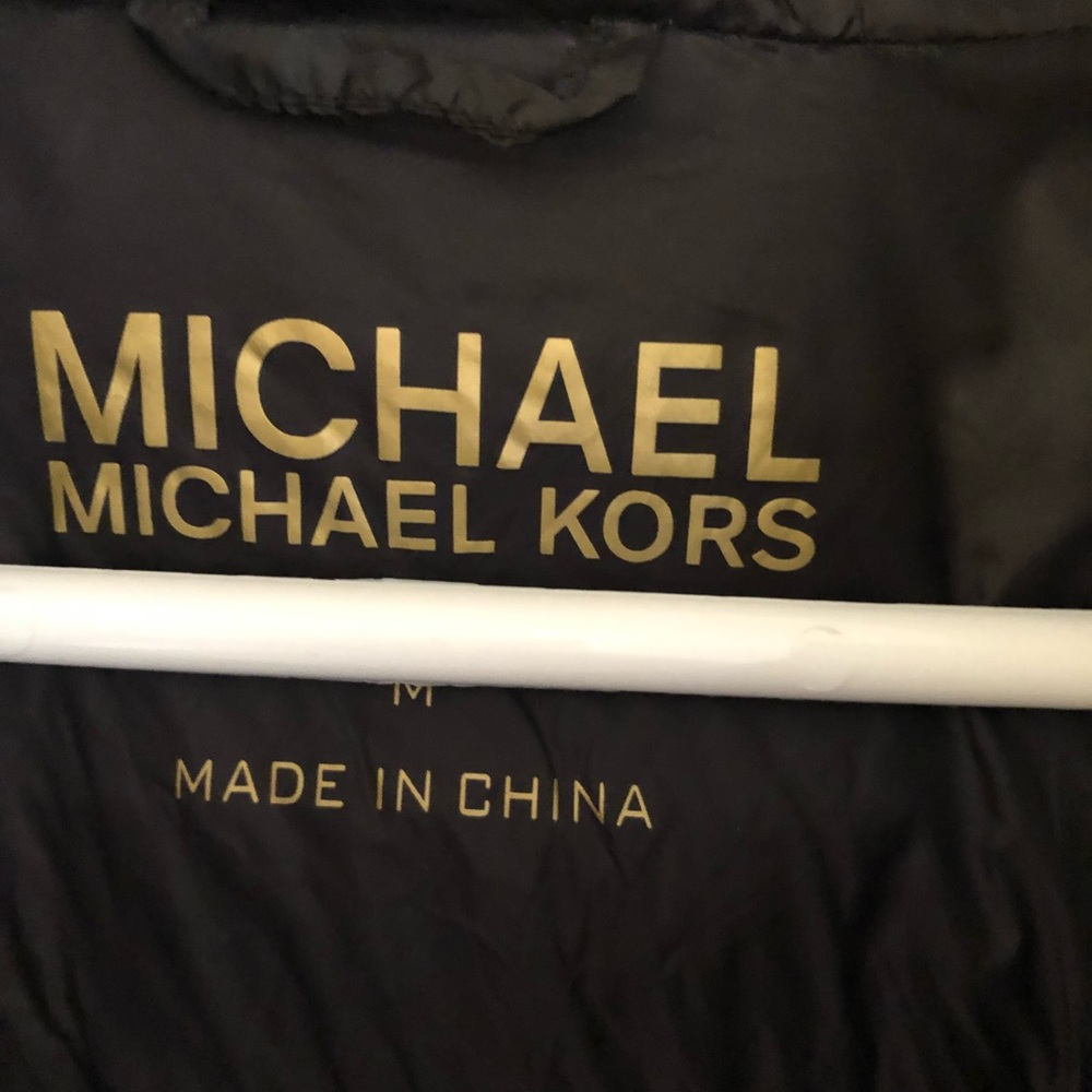 Michael Kors Puffer Black Down Jacket Coat Hoodies - Picture 9 of 12